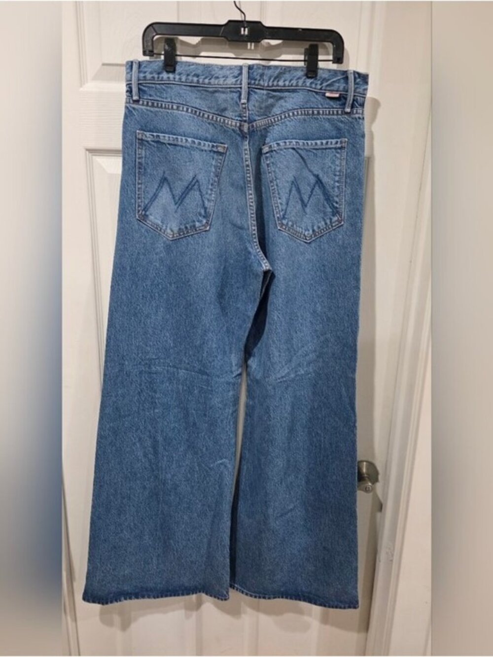 New! MOTHER The Lemon Twist High-Rise Flare Jeans - Picture 4 of 8